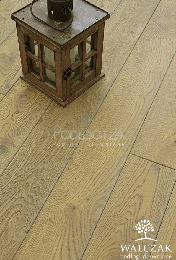 Walczak dąb kolor srebrzystoszary szczotkowany Podłogi24