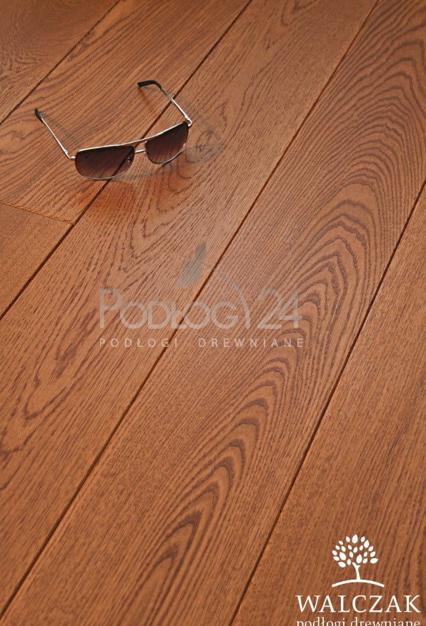 WALCZAK dąb kolor MAHOŃ gładki Podlogi24.pl