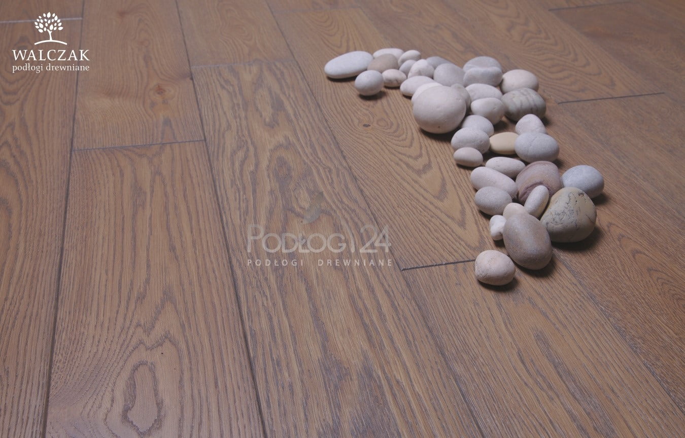 WALCZAK dąb kolor SZARY STALOWY szczotkowany