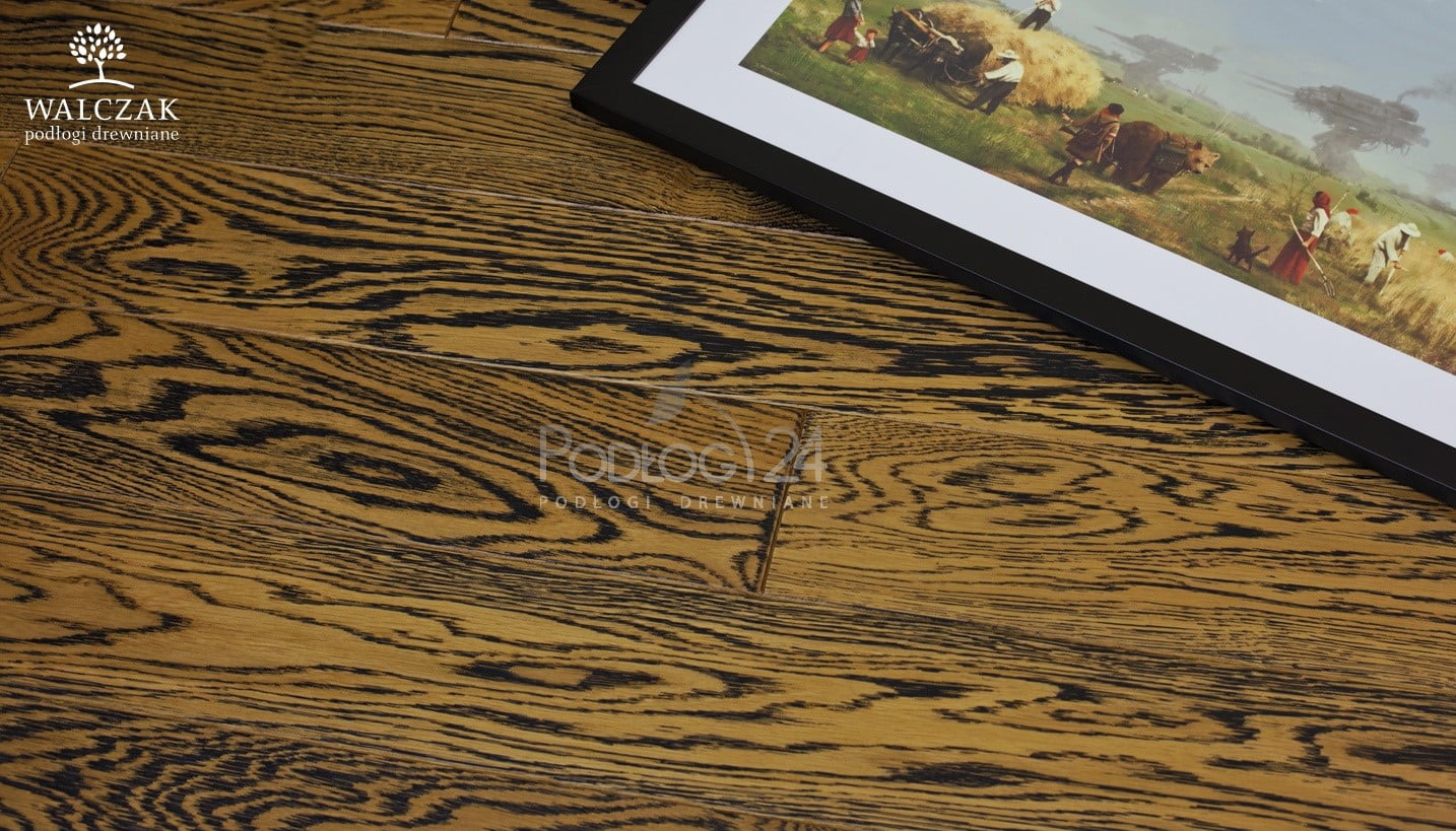 WALCZAK dąb kolor ONYKS szczotkowany